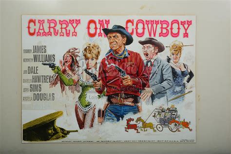 CARRY ON COWBOY (1965) - Quad Poster Artwork (1965) - Current price: £2750