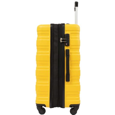 Luggage with TSA Lock Spinner Wheels Hardside Expandable Luggage Travel Suitcase Carry on ...