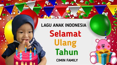 Lagu Selamat Ulang Tahun Anak | Happy Birthday Song - YouTube