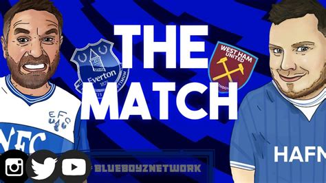 EVERTON V WEST HAM | LIVE | WATCH ALONG | - YouTube