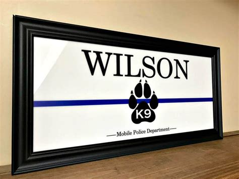 K9 Officer, K9 Police, Police Officer Gifts, Police Sign, Thin Blue ...