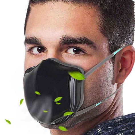 Reusable Smart Electric N95 Face Mask Q5 Pro With Activated carbon ...