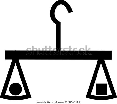 This Vector Image Scale Symbol Justice Stock Vector (Royalty Free) 2100669589 | Shutterstock