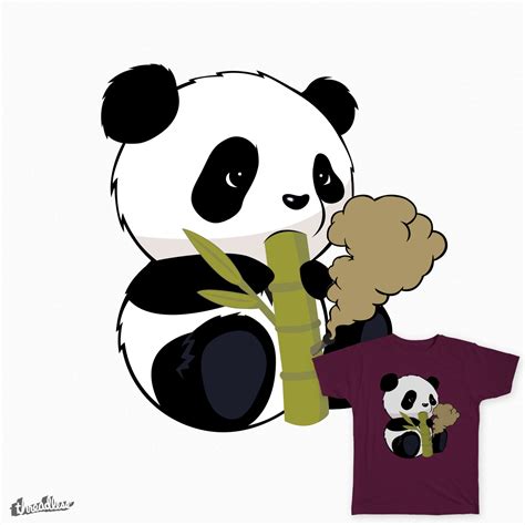 Score SM-ANDA! (Smoking Panda) by MSLXIONG on Threadless