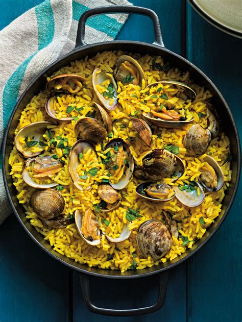 Saffron Rice with Clams Recipe | Williams Sonoma Taste