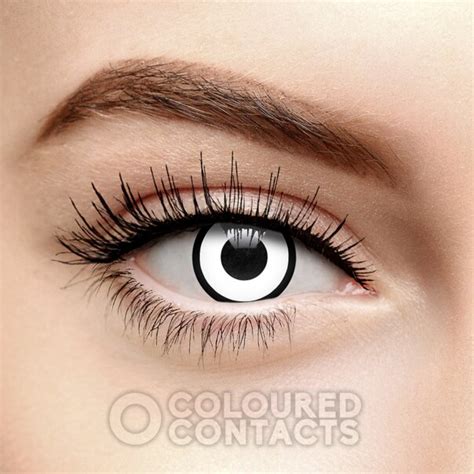 White Contact Lenses, Halloween Zombie Lens | Coloured Contacts UK