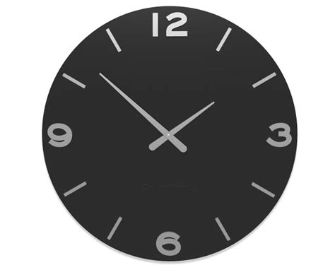 Modern wall clock Smarty #black | Wall clock, Clock, Office wall clock