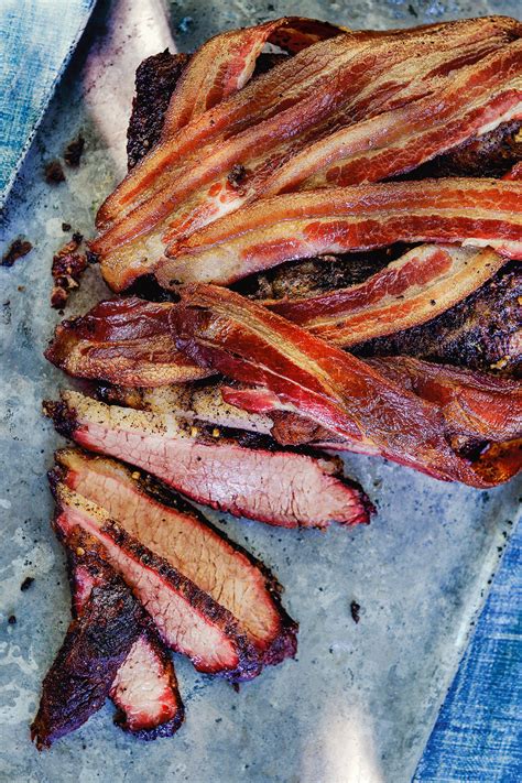 Bacon-Smoked Brisket Flat Recipe - Barbecuebible.com