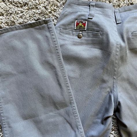 Ben Davis Men's Grey Trousers | Depop