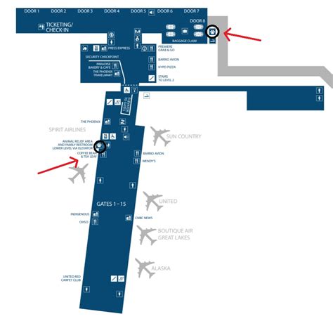 Terminal 4 Phoenix Airport Map Gates - vrogue.co