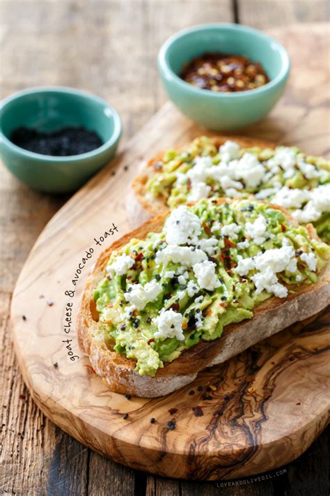 Goat Cheese & Avocado Toast – Love and Olive Oil