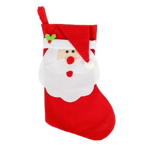 New Year Decoration Christmas Socks Santa Claus Socks Christmas Candy Gifts Bag Xmas Tree Decor ...