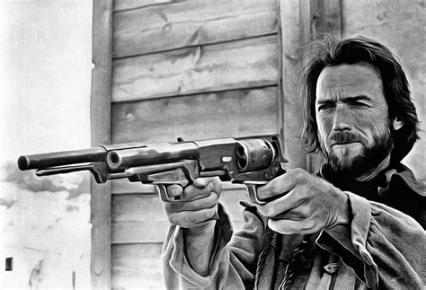 Canvas Clint Eastwood in The Outlaw Josey Wales Art Print Poster Art Art Posters