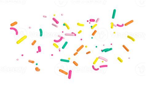 Donut sprinkles 3d illustration 21299522 PNG