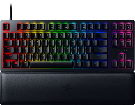 Razer Huntsman V2 TKL Wired Optical Purple Clicky Switch Gaming Keyboard with Chroma RGB ...