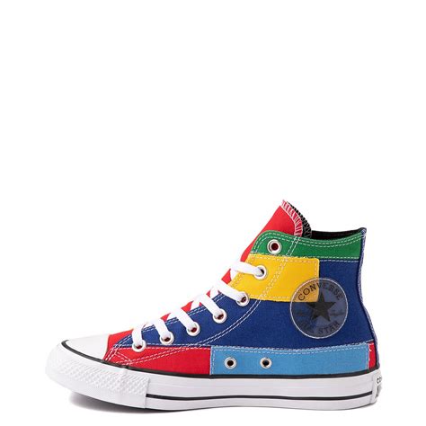 Converse Chuck Taylor All Star Hi Patchwork Color-Block Sneaker ...