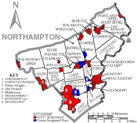 Bethlehem, pa. | Northampton, Map, My family history