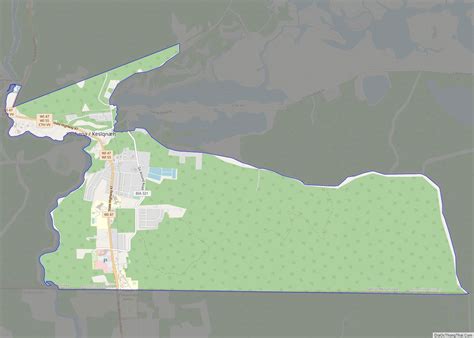 Map of Keshena CDP