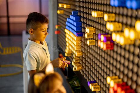 Kids Playing in Science Museum Stock Photo - Image of science ...