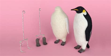 Making an adult Emperor Penguin - The Needle Felter