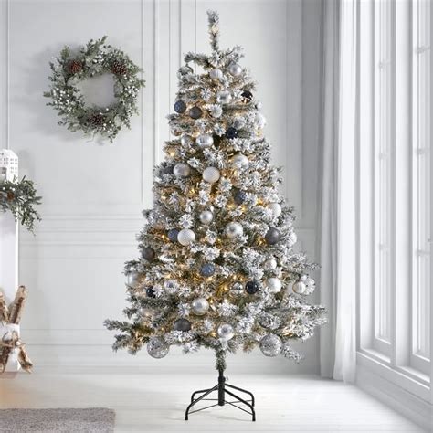 Festive Feeling: Snowy Tree 6ft feelings snow frosted frosty christmas xmas 7 feet foot trees ...