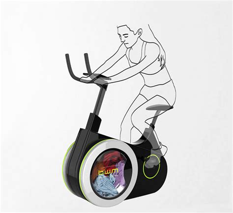 Exercise Bike Doubles As Washing Machine To Make You Fit While Cleaning Your Clothes | Bored Panda