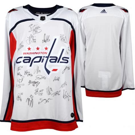 2018 Stanley Cup Champions Washington Capitals Jersey Team-Signed by ...