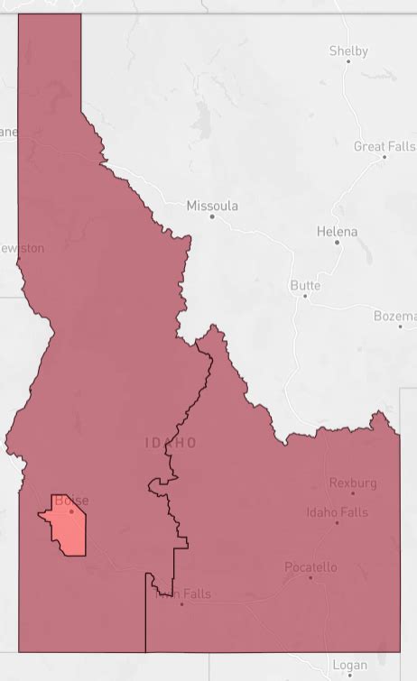 Idaho with 3 Congressional Districts (613K) : r/DavesRedistricting