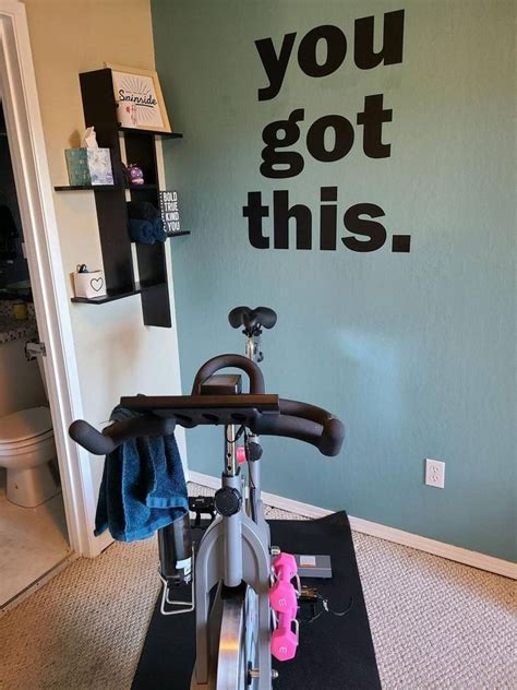 Home Gym Ideas, Gym Wall Decor Ideas, YOU GOT THIS. Fitness Wall Decal. Work Out Room Design ...