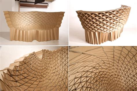 Cardboard Furniture - Surprisingly Strong And Unexpectedly Stylish