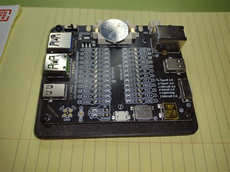 Quick and simply bracket for USB cable tester. by Olias | Download free STL model | Printables.com