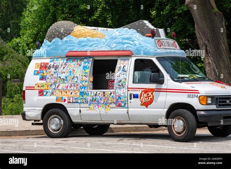 A Jack & Jill ice cream van at Philadelphia Museum of Art Stock Photo - Alamy