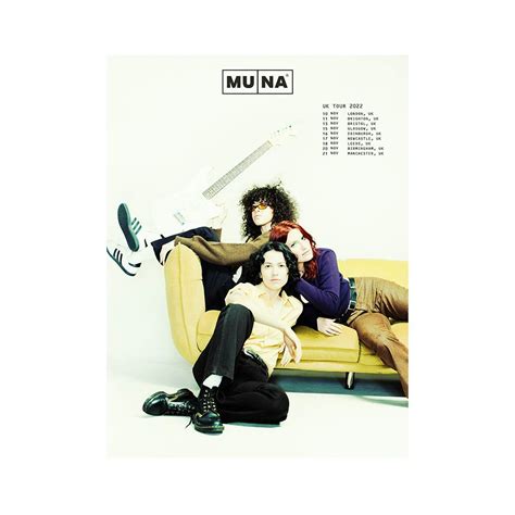 MUNA UK Tour Poster