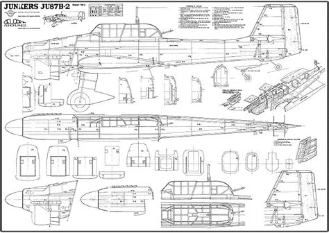 Junkers JU 87 Plans Free Download - AeroFred.com - Download and Share Free Model Airplane and ...