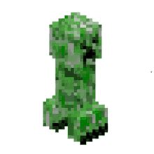 Minecraft Creeper Walking GIF