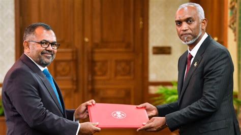 Moosa Zameer sworn in as the new Minister of Foreign Affairs of ...