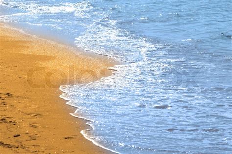 Water and sand at the beach | Stock image | Colourbox