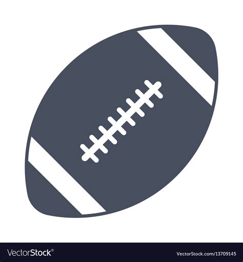 American football ball Royalty Free Vector Image
