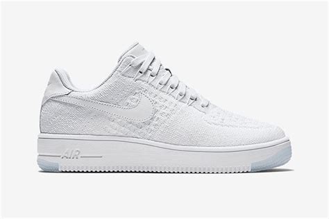 Nike Air Force 1 Low Flyknit (White On White) - Sneaker Freaker