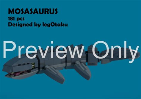 LEGO MOC Mosasaurus by legOtaku | Rebrickable - Build with LEGO