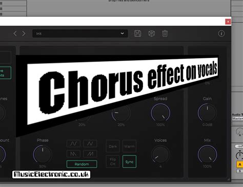 Chorus effect on vocals - MusicElectronic