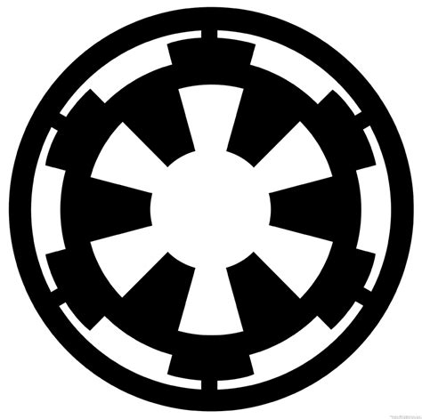 Star Wars Imperial Symbol | Star wars silhouette, Star wars stencil, Star wars tattoo