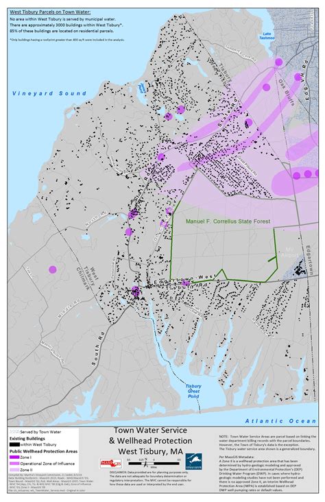 West Tisbury water and wellhead protection map | mvcommission.org