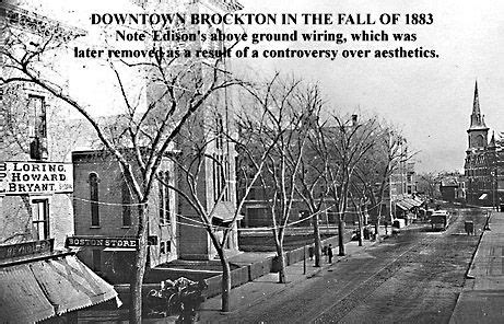 Downtown Brockton, 1883. Brockton, Ma.. | Brockton, Scenes, Downtown