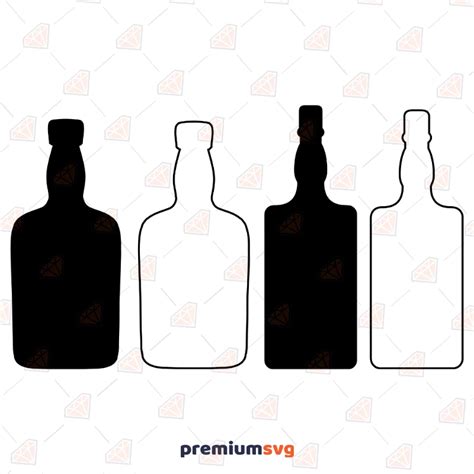 Jack Daniels Bottle Outline