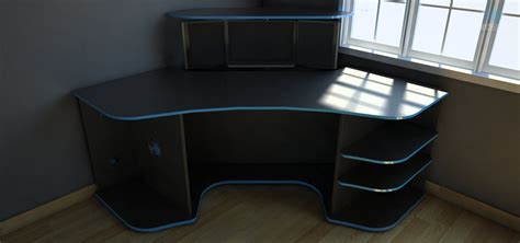 Behance :: R2s Gaming Desk by ProSpec Designs | Diy computer desk, Desk, Desk prices