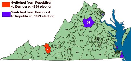 Virginia House Of Delegates District Map