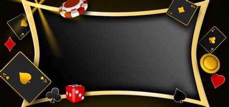 Black Casino Betting Chips Poker Golden Border Background, Black, Casino, Gaming Background ...