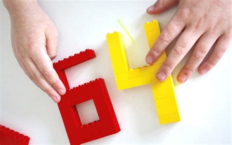 Build LEGO Numbers - Little Bins for Little Hands