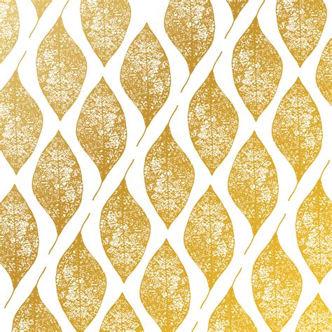 gold leaf print vector pattern on white background 7535022 Vector Art ...